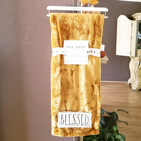 Rae Dunn Bedding Rae Dunn Blessed Throw Blanket Poshmark